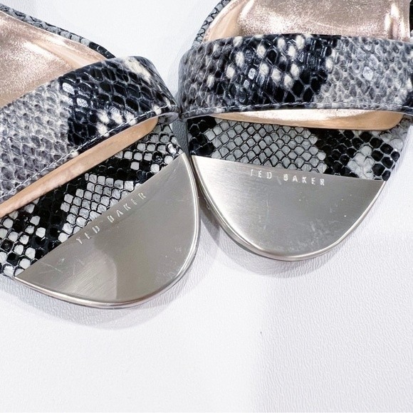 TED BAKER LONDON Manyap Snake Sandal Size 38 NEW NIB - Picture 12 of 15